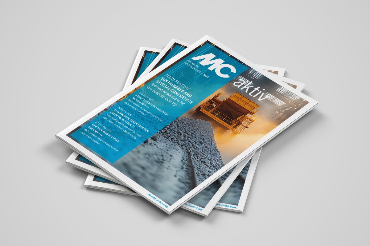 The first issue of our magazine MC aktiv in 2025 is dedicated to innovative solutions for the concrete industry.